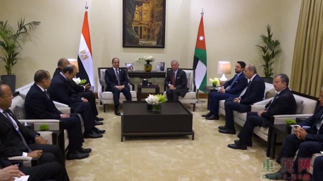 约旦国王会见埃及总统 强调人道援助加沙重要性-第1张-国际资讯-重视网